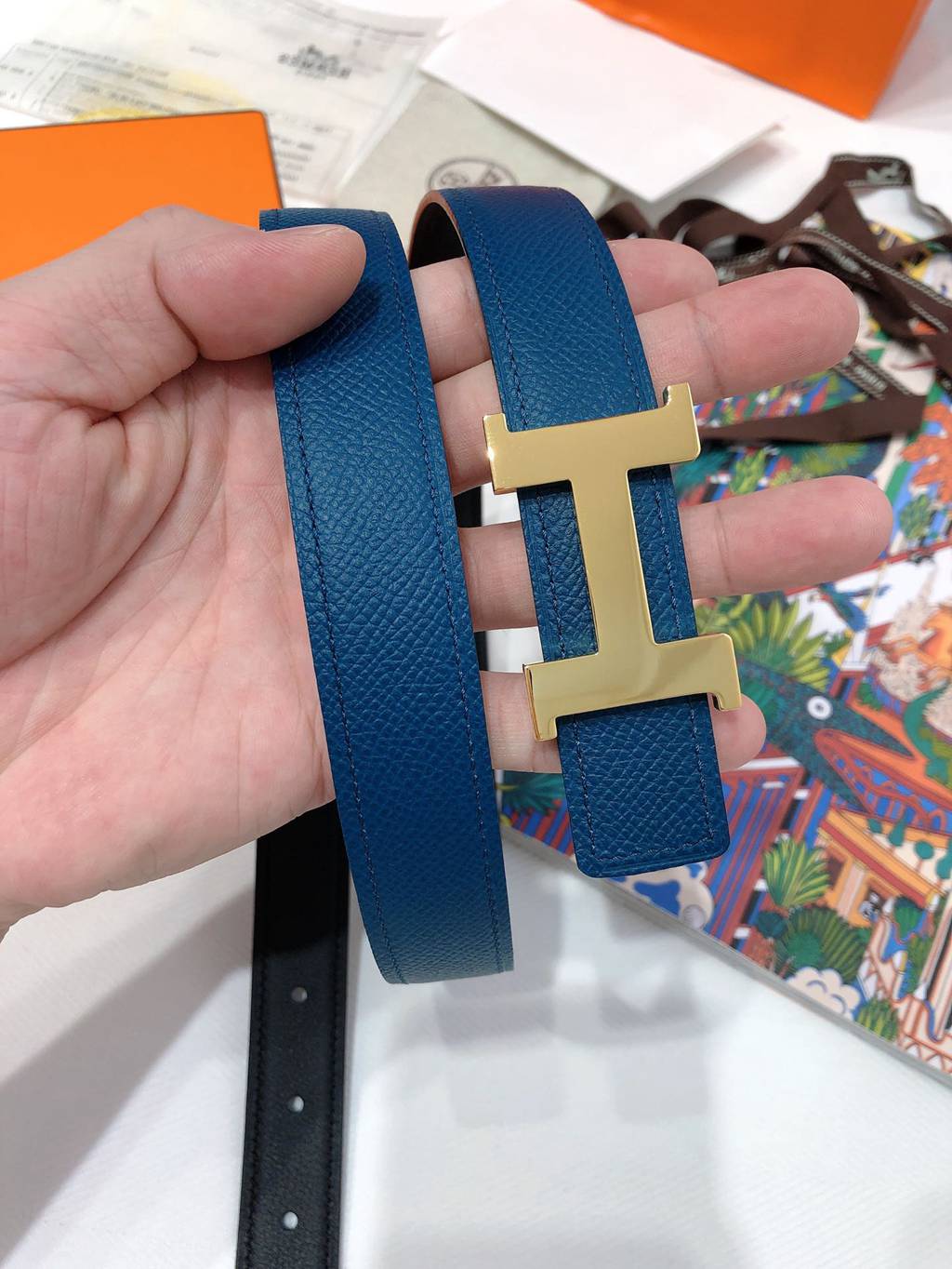 H**mes belts 24mm